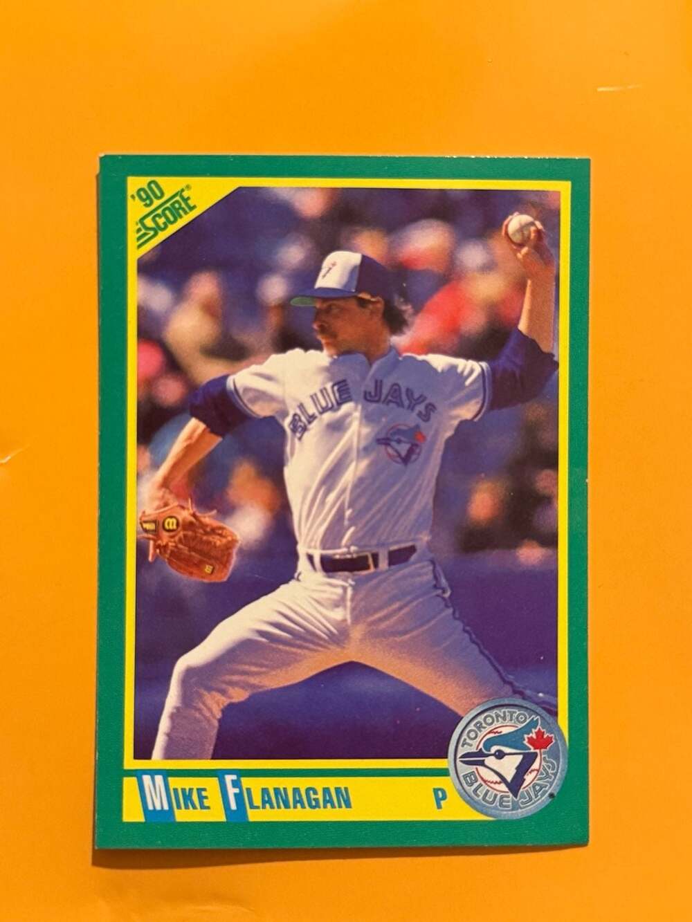 1990 Score Mike Flanagan #67 Toronto Blue Jays Baseball Card